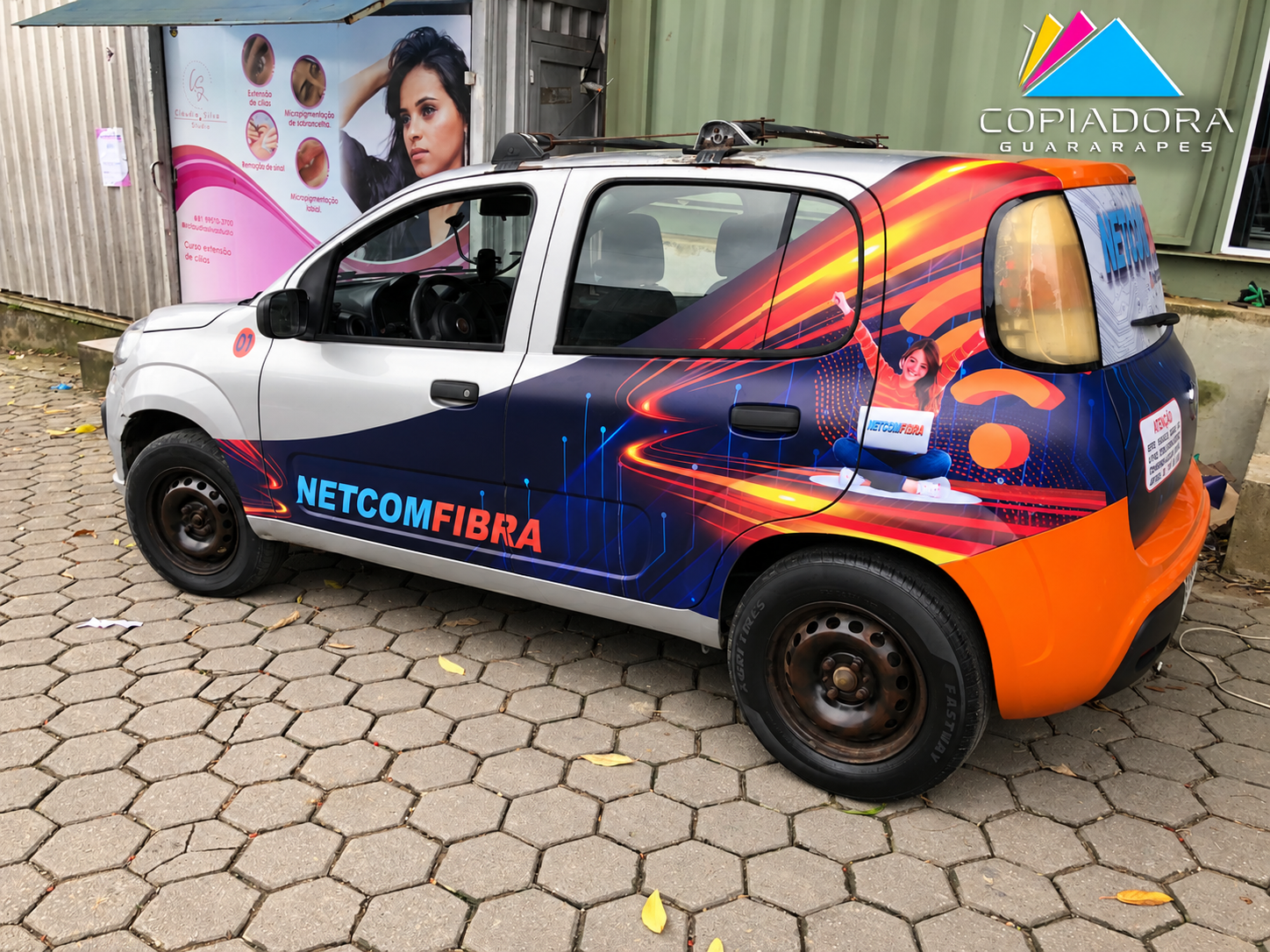 Carro envelopado — NetCom Fibra