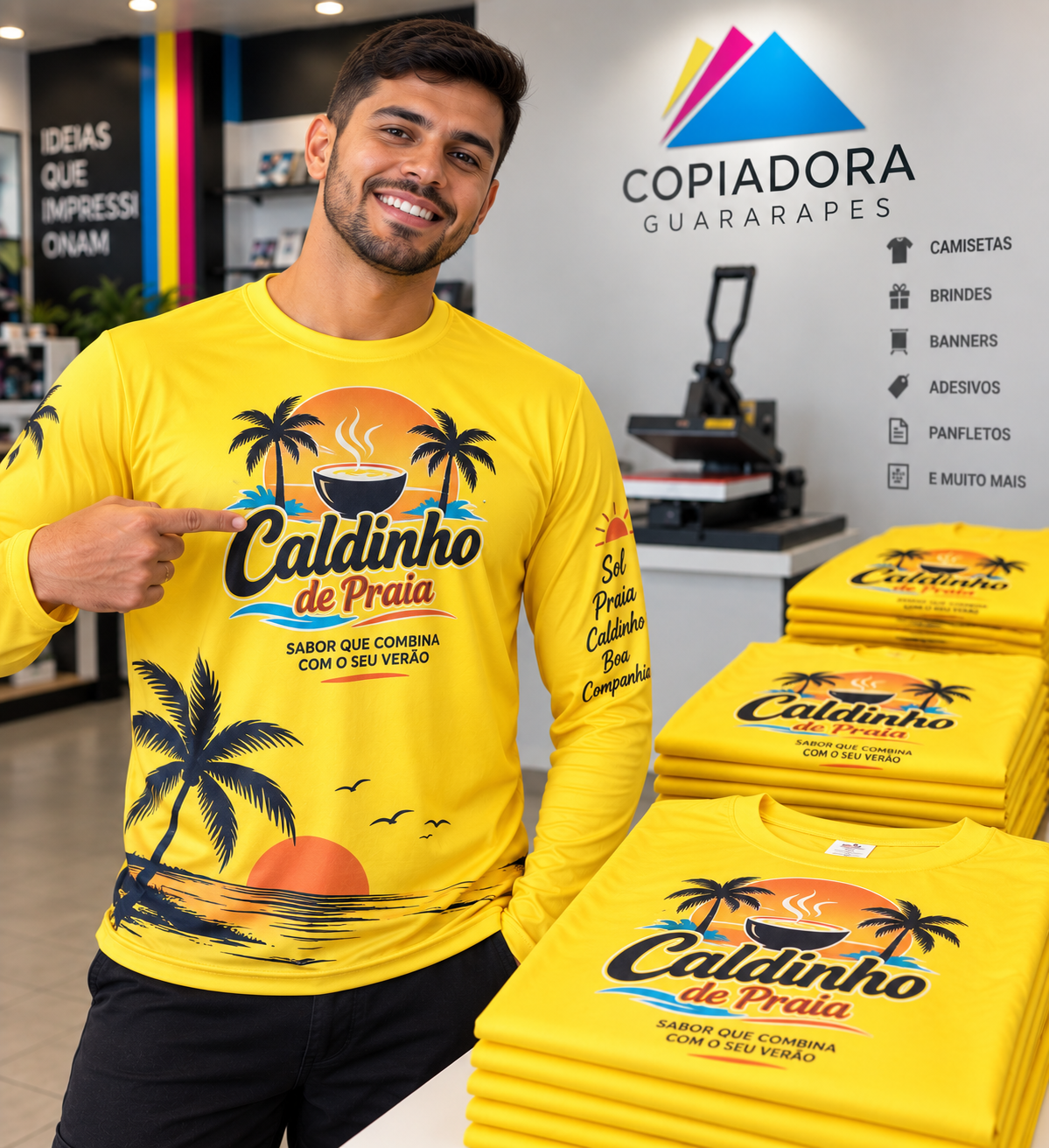 Camisa UV manga longa