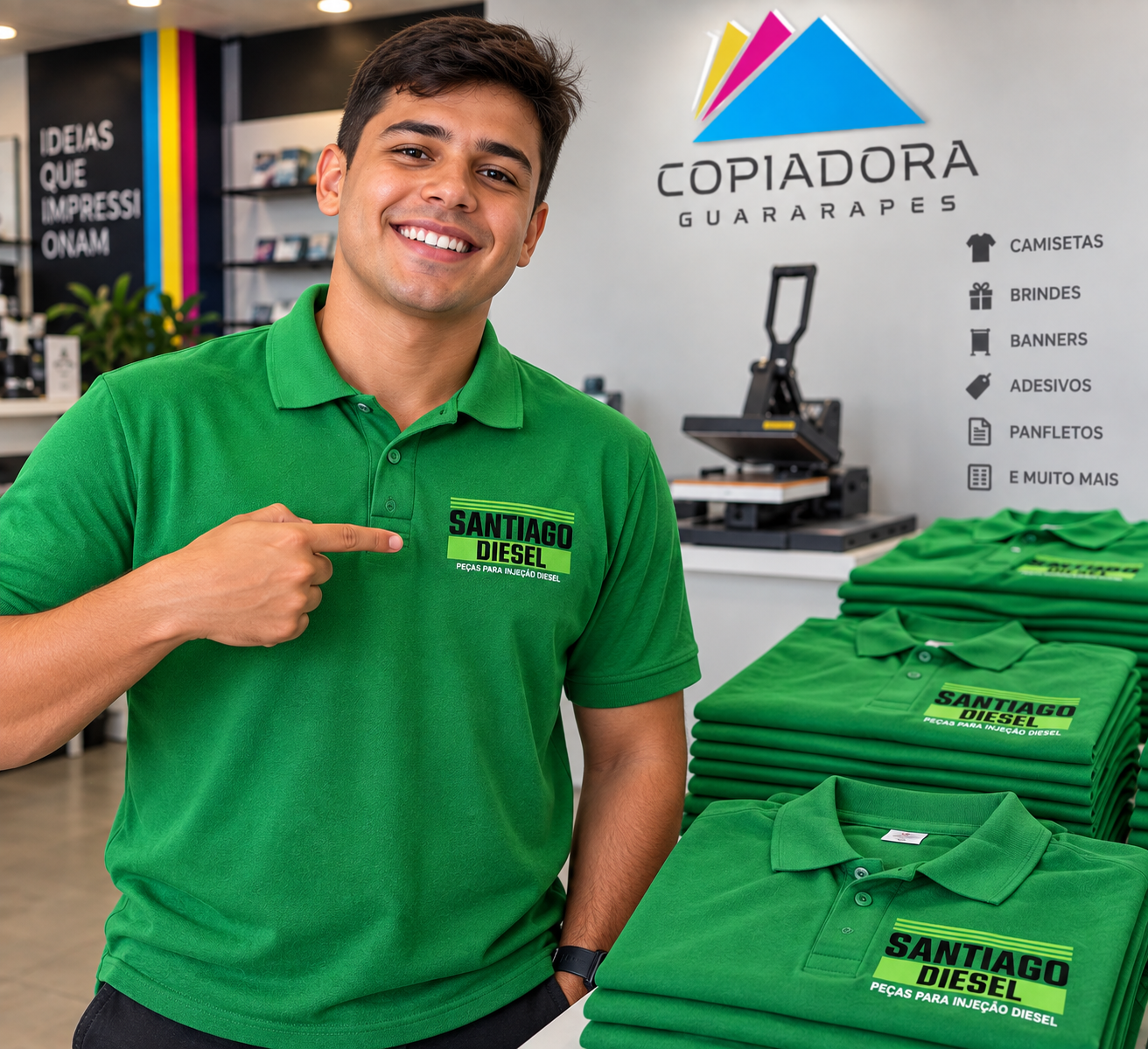 Camisa polo para fardamento