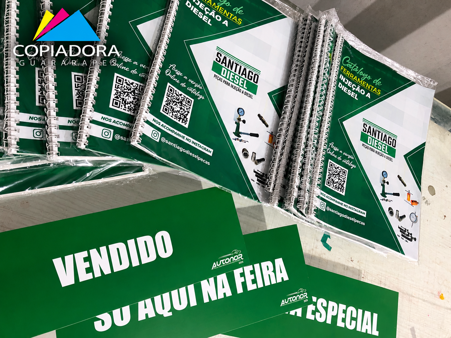 Catálogos e placas — Santiago Diesel