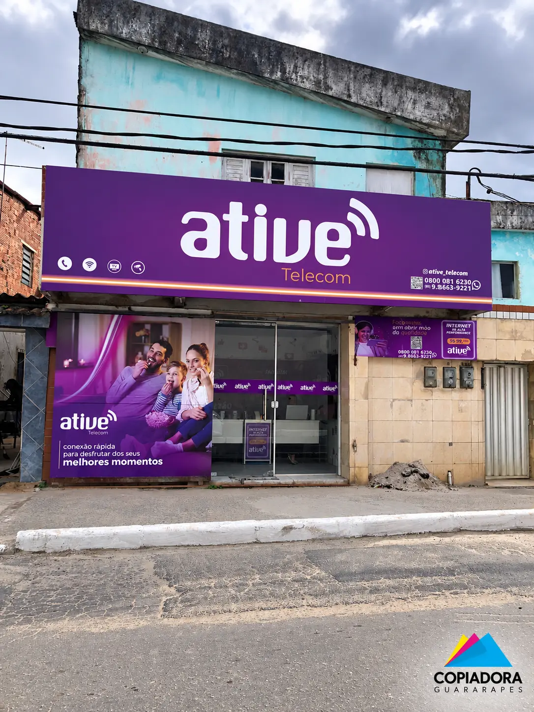 Fachada em ACM — Ative Telecom